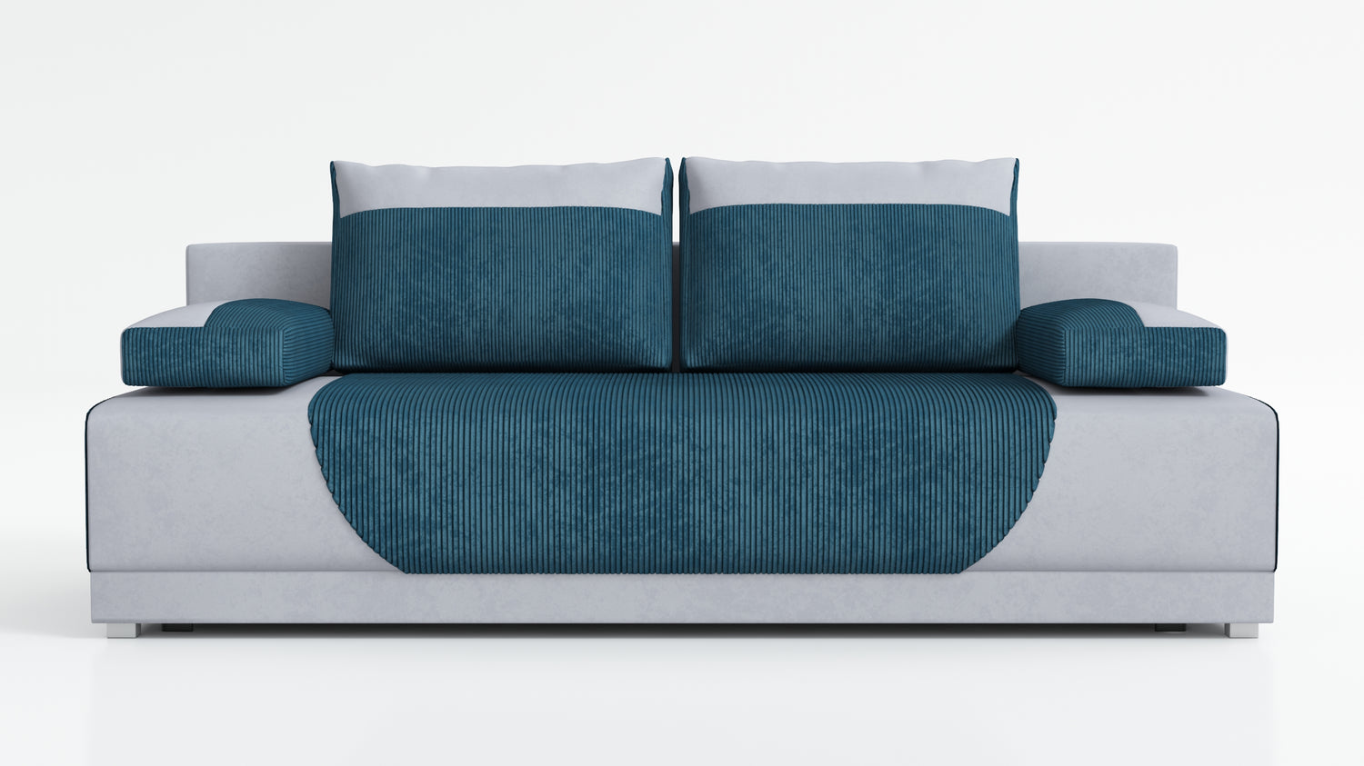 NEW!! SOFA BED CLEO 201CM POSO 05 PAROS 05The new sofa from the CLEO collection is a classic style and great functionality. Beautiful sewing and 4 large, soft pillows add to its unique charm. Thanks to the standard use of wave springs and highly elastic f