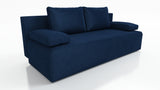 NEW!! SOFA BED ZOYA 201cm KRONOS 09Dimensions: sleeping area 137x201 cm width 201 cm depth 91 cm height to the seat 40 cm * dimensions given with a tolerance of +/- 3 cm Execution: • frame: pine wood + board chipboard, • unfolding system: AUTOMAT DL • sea