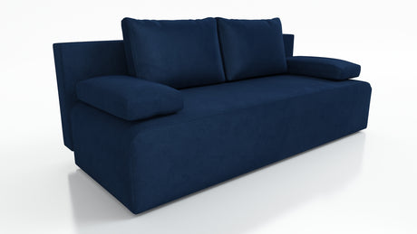 NEW!! SOFA BED ZOYA 201cm KRONOS 09Dimensions: sleeping area 137x201 cm width 201 cm depth 91 cm height to the seat 40 cm * dimensions given with a tolerance of +/- 3 cm Execution: • frame: pine wood + board chipboard, • unfolding system: AUTOMAT DL • sea