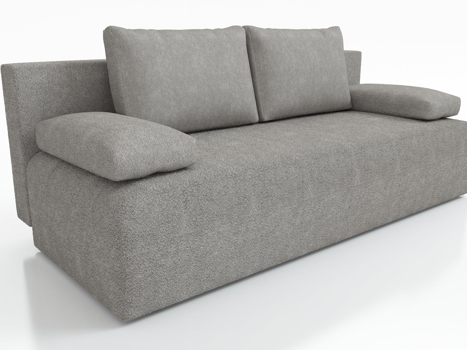 NEW!! SOFA BED ZOYA 201cm LAMBI 11Dimensions: sleeping area 137x201 cm width 201 cm depth 91 cm height to the seat 40 cm * dimensions given with a tolerance of +/- 3 cm Execution: • frame: pine wood + board chipboard, • unfolding system: AUTOMAT DL • seat