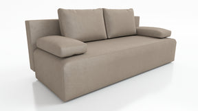 NEW!! SOFA BED ZOYA 201cm PAORS 03Dimensions: sleeping area 137x201 cm width 201 cm depth 91 cm height to the seat 40 cm * dimensions given with a tolerance of +/- 3 cm Execution: • frame: pine wood + board chipboard, • unfolding system: AUTOMAT DL • seat