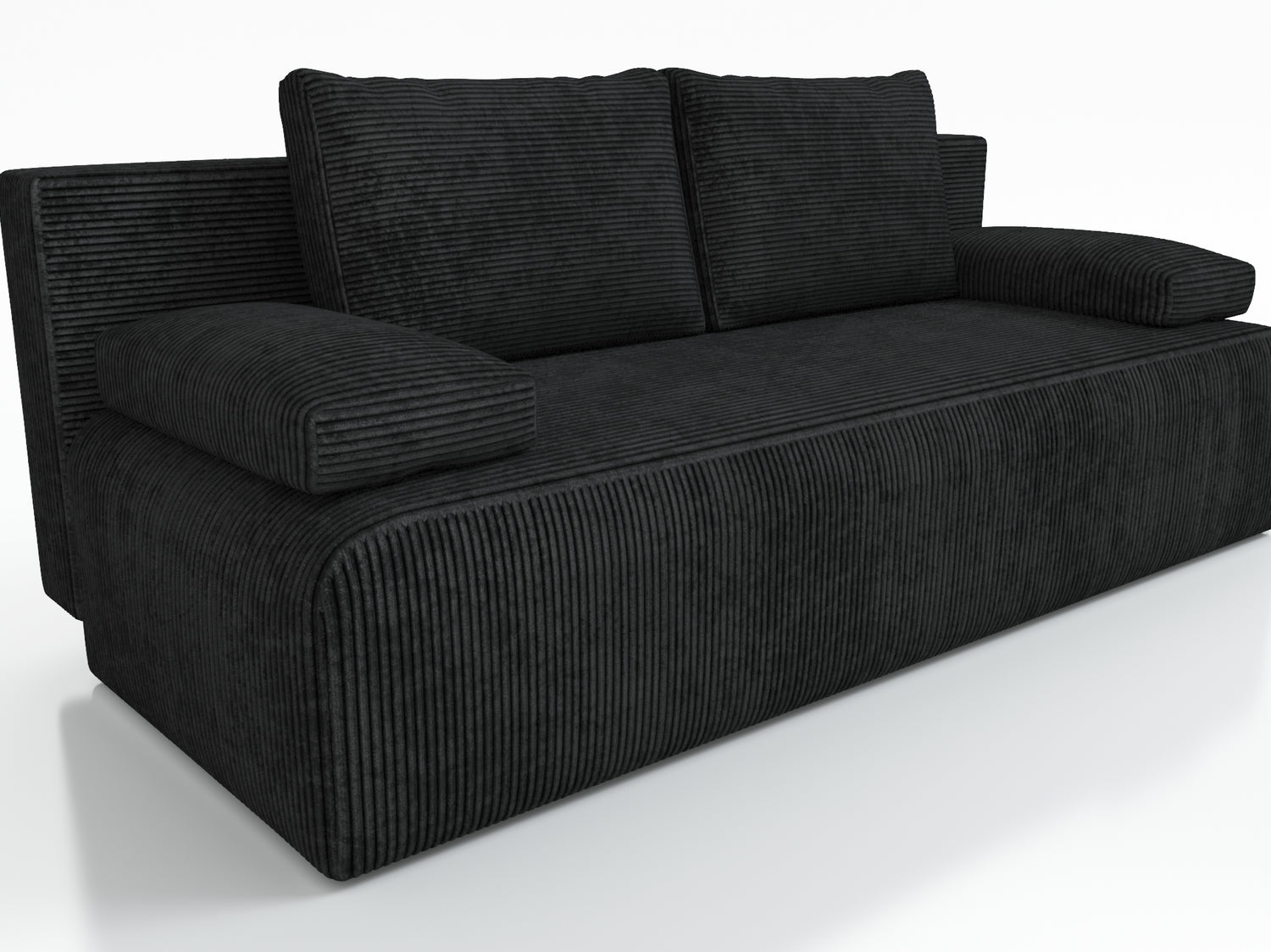 NEW!! SOFA BED ZOYA 201cm SZTRUKS 135Dimensions: sleeping area 137x201 cm width 201 cm depth 91 cm height to the seat 40 cm * dimensions given with a tolerance of +/- 3 cm Execution: • frame: pine wood + board chipboard, • unfolding system: AUTOMAT DL • s