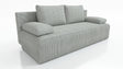 NEW!! SOFA BED ZOYA 201cm SZTRUKS 55Dimensions: sleeping area 137x201 cm width 201 cm depth 91 cm height to the seat 40 cm * dimensions given with a tolerance of +/- 3 cm Execution: • frame: pine wood + board chipboard, • unfolding system: AUTOMAT DL • se