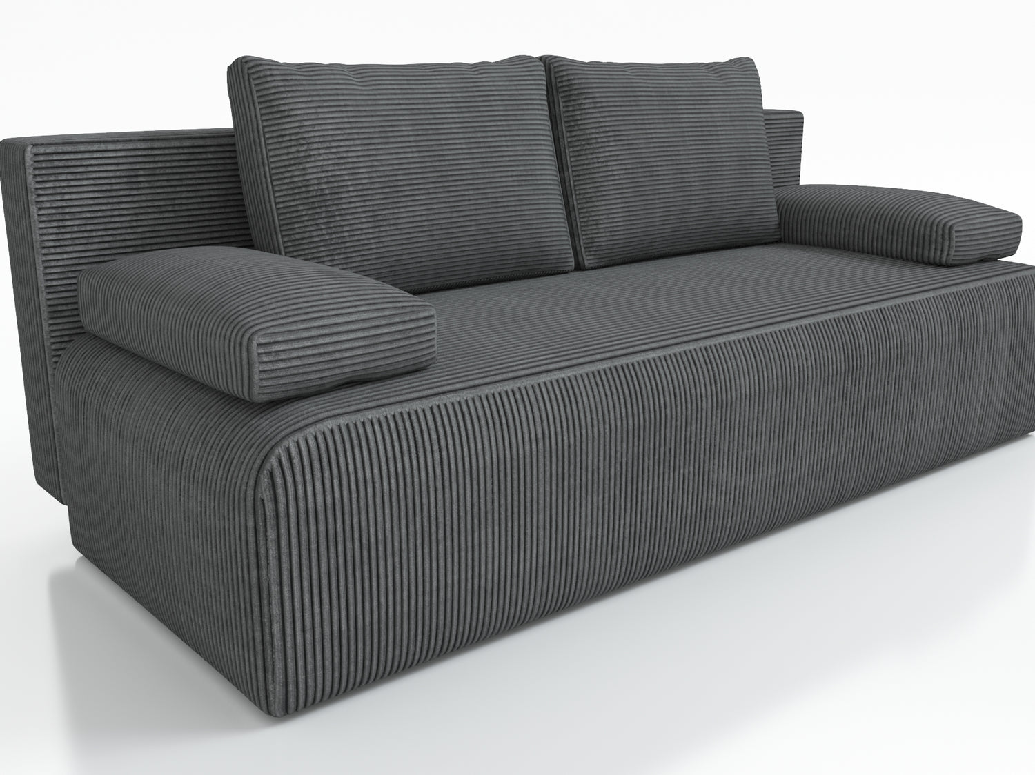 NEW!! SOFA BED ZOYA 201cm SZTRUKS 60Dimensions: sleeping area 137x201 cm width 201 cm depth 91 cm height to the seat 40 cm * dimensions given with a tolerance of +/- 3 cm Execution: • frame: pine wood + board chipboard, • unfolding system: AUTOMAT DL • se