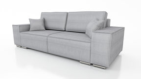 SOFA BED FIORD POSO 55 250cm / SPRINGS + FOAMSOFA DIMENSIONS: sleeping area 154/190 cm width 249 cm depth 94 cm height to the seat 40 cm side height 58 cm seat depth 79 cm (without cushions) seat depth 62 cm (with cushions)* dimensions given with a tolera