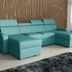 NEW! CORNER SOFA BED ASTEE U SHAPE EASY CLEAN FABRIC ADJUSTABLE HEADREST / SPRINGS + FOAMTHIS MODEL IS UNIVERSAL WHICH MEANS YOU CAN CHOOSE CORNER SIDE DURING ASSEMBLYProduct dimensions:- length: 306 cm- depth: 170 cm- seat depth: 60 cmADJUSTABLE HEADREST