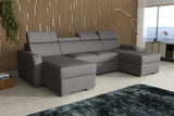 NEW! CORNER SOFA BED ASTEE U SHAPE CROWN FABRIC EASY CLEAN FABRIC ADJUSTABLE HEADREST / SPRINGS + FOAMProduct dimensions:- length: 306 cm- depth: 170 cm- seat depth: 60 cmADJUSTABLE HEADREST2X STORAGE SPACE MADE IN CROWN FABRIC CLICK HEREUncategorizedAnna