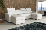 NEW! CORNER SOFA BED ASTEE U SHAPE CROWN FABRIC EASY CLEAN FABRIC ADJUSTABLE HEADREST / SPRINGS + FOAMProduct dimensions:- length: 306 cm- depth: 170 cm- seat depth: 60 cmADJUSTABLE HEADREST2X STORAGE SPACE MADE IN CROWN FABRIC CLICK HEREUncategorizedAnna