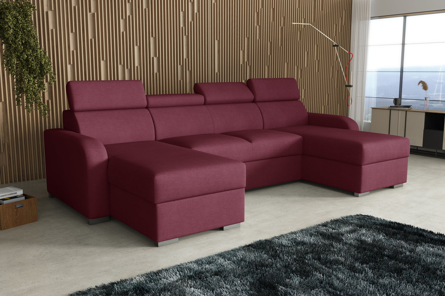 NEW! CORNER SOFA BED ASTEE U SHAPE CROWN FABRIC EASY CLEAN FABRIC ADJUSTABLE HEADREST / SPRINGS + FOAMProduct dimensions:- length: 306 cm- depth: 170 cm- seat depth: 60 cmADJUSTABLE HEADREST2X STORAGE SPACE MADE IN CROWN FABRIC CLICK HEREUncategorizedAnna