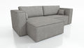 CORNER SOFA BED OTTO LAMBI 255CM UNIVERSAL CORNEROTTO corner sofacontainer dimensions:• length: 97 cm,• width: 62 cm,• height: 24 cm.Sleeping function:width 205 cmdepth 125 cm/ 138 cmpackaging:sides: 95/50/73 28 kgdouble + backrest: 62/78/103 39 kgottoman