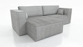 CORNER SOFA BED OTTO TILIA 255CM UNIVERSAL CORNEROTTO corner sofacontainer dimensions:• length: 97 cm,• width: 62 cm,• height: 24 cm.Sleeping function:width 205 cmdepth 125 cm/ 138 cmpackaging:sides: 95/50/73 28 kgdouble + backrest: 62/78/103 39 kgottoman