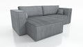 CORNER SOFA BED OTTO TILIA 255CM UNIVERSAL CORNEROTTO corner sofacontainer dimensions:• length: 97 cm,• width: 62 cm,• height: 24 cm.Sleeping function:width 205 cmdepth 125 cm/ 138 cmpackaging:sides: 95/50/73 28 kgdouble + backrest: 62/78/103 39 kgottoman