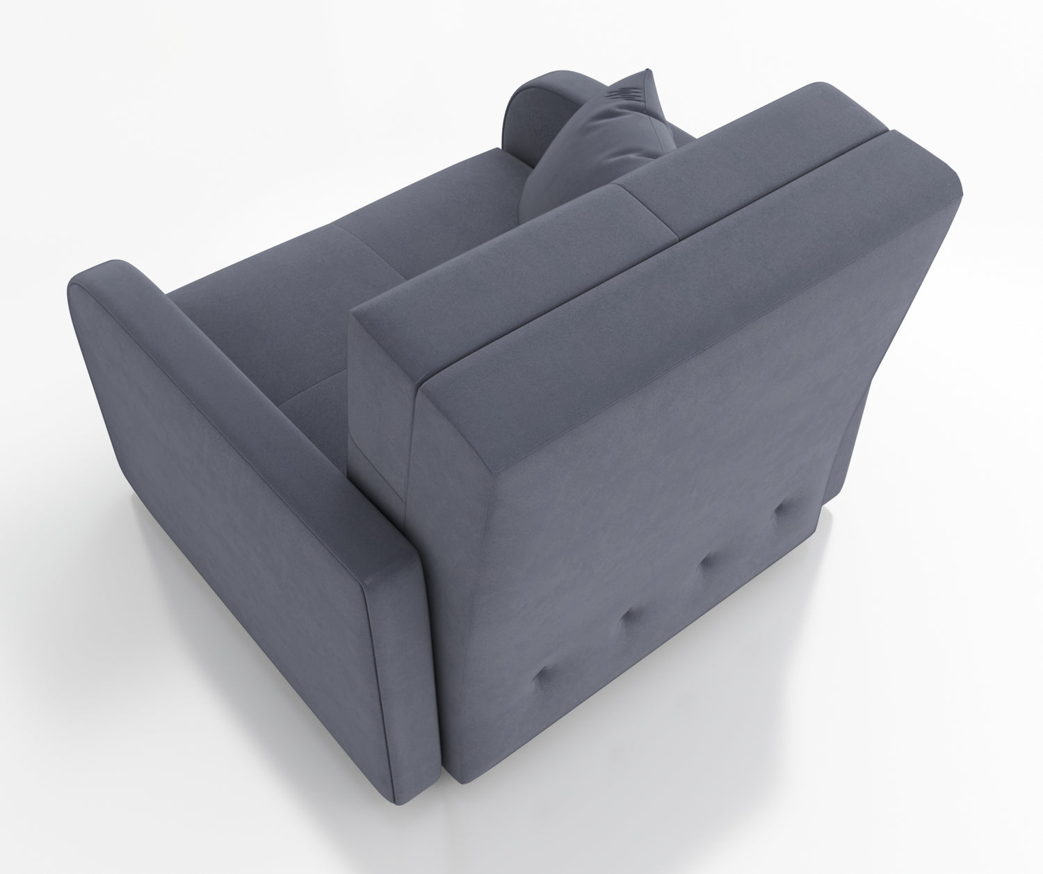 SINGLE SOFA BED OLA I 103cm CHOICE OF COLOR / FOAMDimensions :HEIGHT 85CMDEEPTH 95CMWIDHT 103CMSLEEPING AREA 80X195 cm(no possibility to change dimensions) +/- 3The sofa is made of a wooden frame, the sleeping surface is made of PUR T30 / 42 foam. The sof