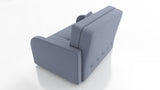 TWO SEATER SOFA BED OLA II 136CM CHOICE OF COLOR / FOAMDimensions :HEIGHT 85CMDEEPTH 95CMWIDHT 136CMSLEEPING AREA 113x195cm(no possibility to change dimensions) +/- 3The sofa is made of a wooden frame, the sleeping surface is made of PUR T30 / 42 foam. Th