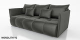SOFA BED NESS 199CM SPINGS + FOAM / CHOICE OF COLORDimensions: sleeping area 142/191 width 199 cm depth 93 cm height to the seat 40 cm* dimensions given with a tolerance of +/- 3 cmSpecification:- free-standing sofa- sleeping function and backrest made of
