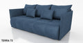 SOFA BED NESS 199CM SPINGS + FOAM / CHOICE OF COLOR