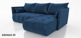 CORNER SOFA BED NESS 214CM / SPRINGS + FOAM / CHOICE OF COLORDimensions: sleeping area 140/206 width 214 cm depth 152 cm height to the seat 40 cm* dimensions given with a tolerance of +/- 3 cmSpecification:- universal, free-standing corner sofa- wave spri