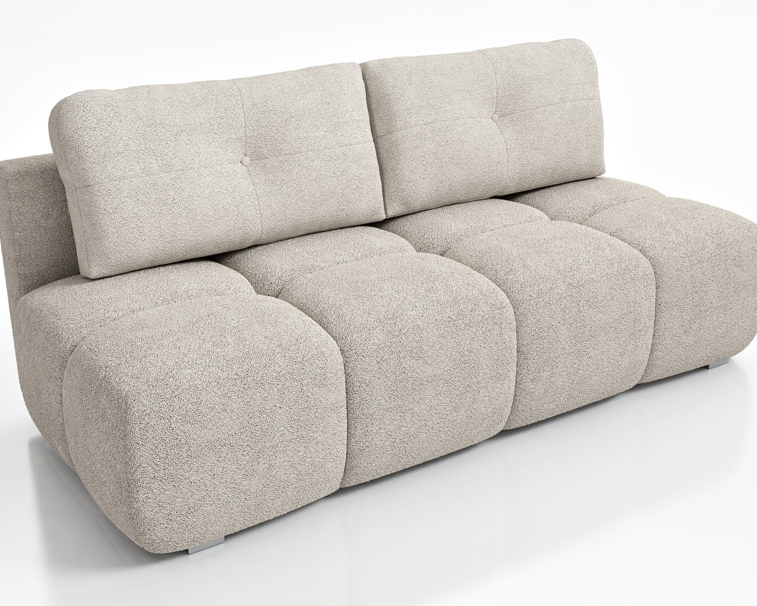 NEW!! SOFA BED MOKKA 205 CM FOAM + WAVY SPINGS CHOICE OF COLORS