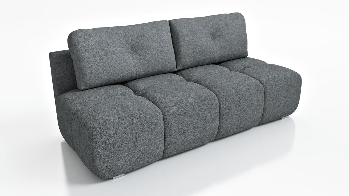 NEW!! SOFA BED MOKKA 205 CM FOAM + WAVY SPINGS CHOICE OF COLORS