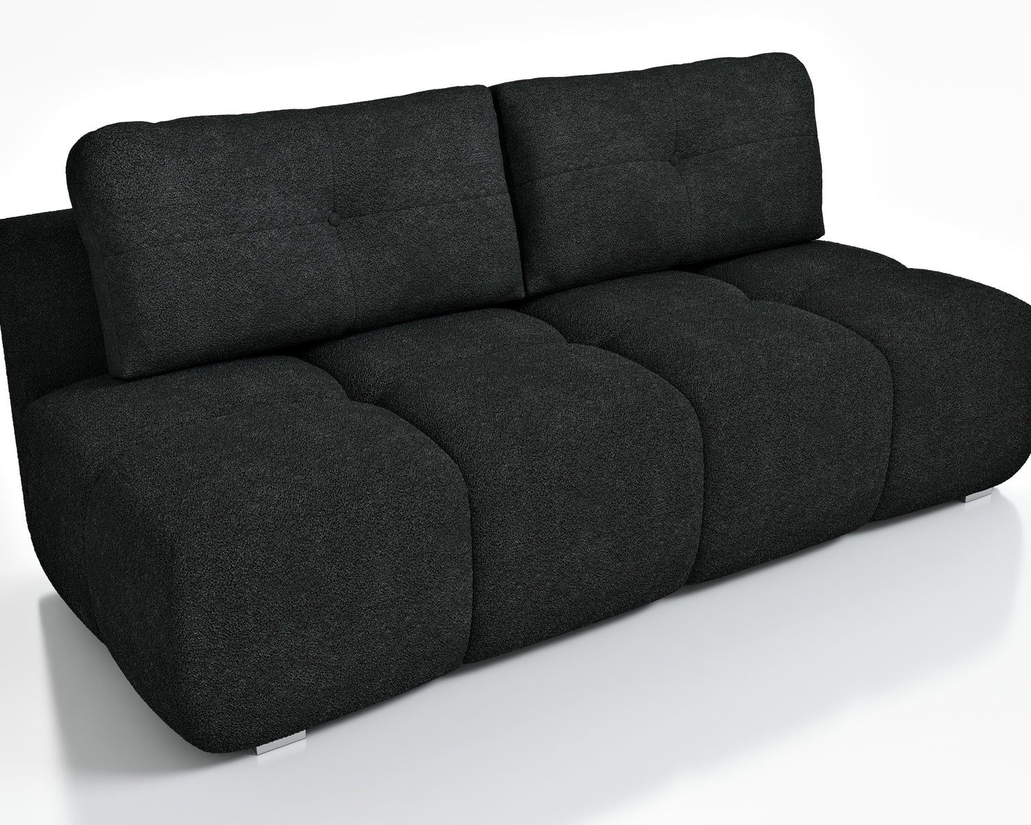 NEW!! SOFA BED MOKKA 205 CM FOAM + WAVY SPINGS CHOICE OF COLORS