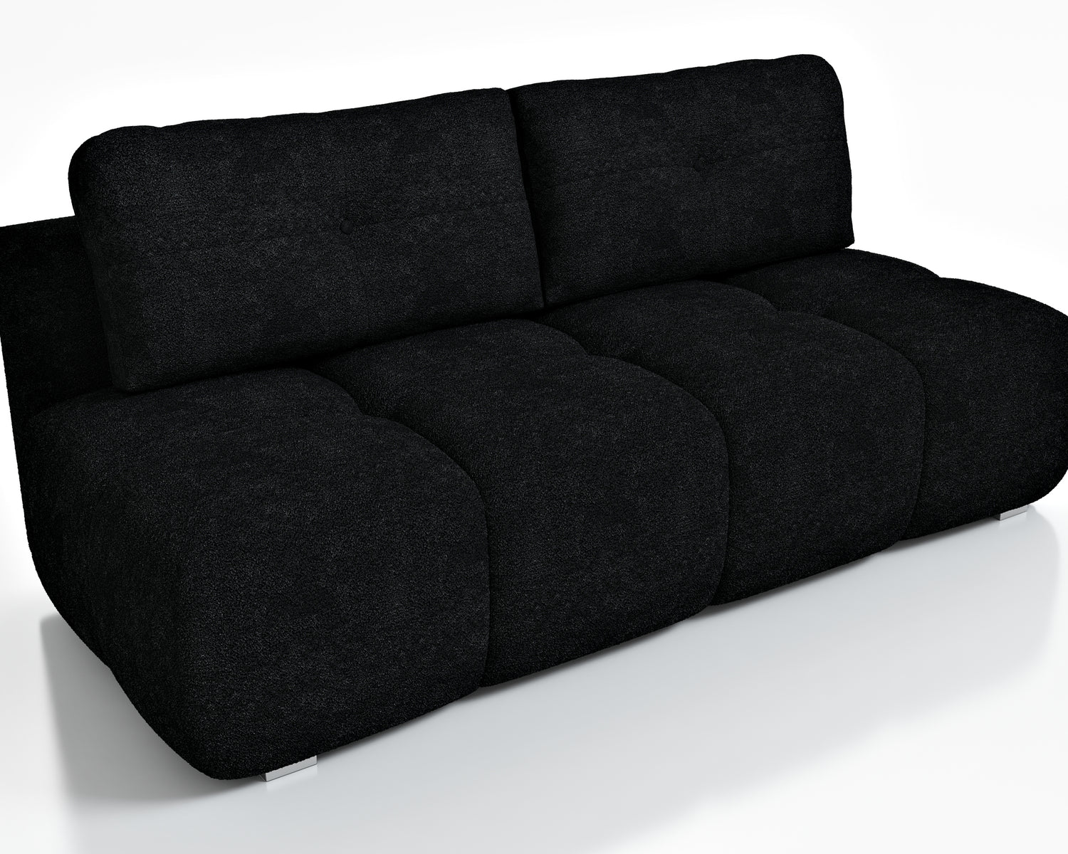 NEW!! SOFA BED MOKKA 205 CM FOAM + WAVY SPINGS CHOICE OF COLORS