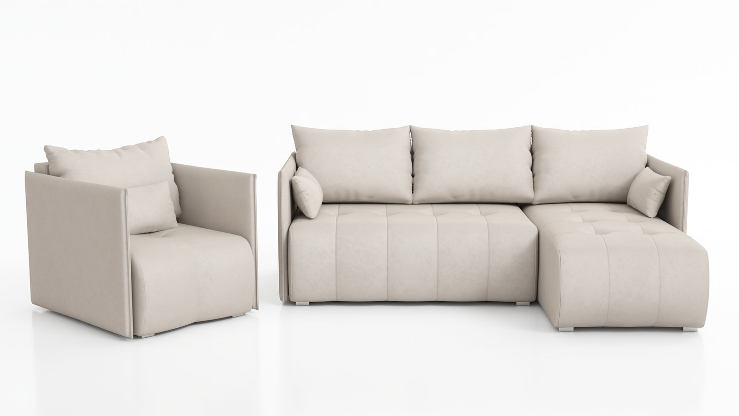 NEW!  ARMCHAIR NESS SPINGS + FOAM - Anna Furniture