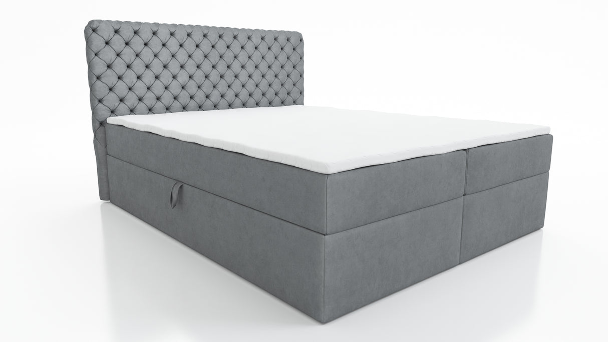 CONTINENTAL BED CHESTERFIELD 2X LIFT UP STORAGE BOX 140 / 160 / 180CM