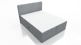 CONTINENTAL BED CHESTERFIELD 2X LIFT UP STORAGE BOX 140 / 160 / 180CM