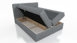 CONTINENTAL BED CHESTERFIELD 2X LIFT UP STORAGE BOX 140 / 160 / 180CM