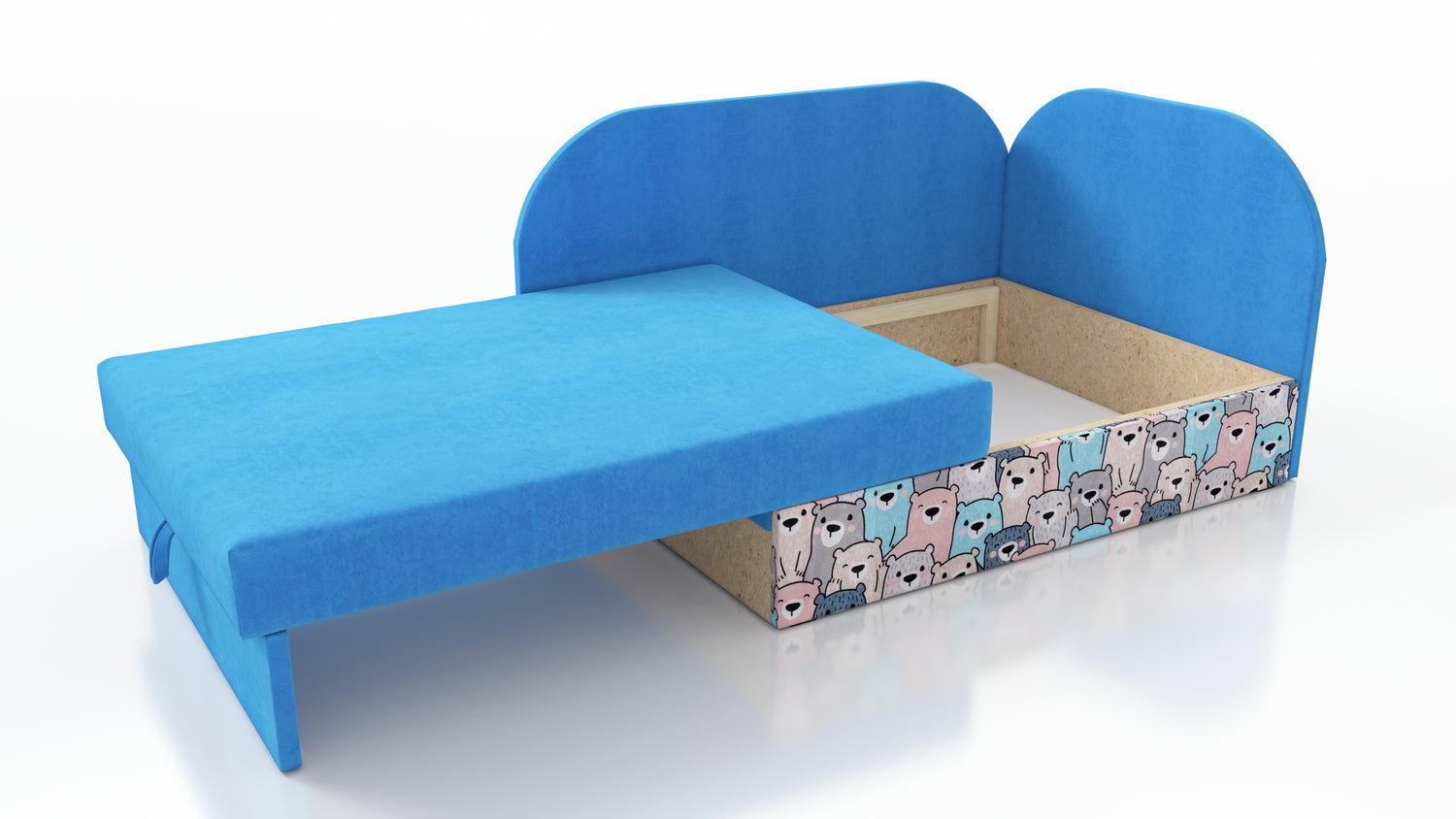 UNIVERSAL CORNER SOFA BED KUBUS CUBE / Children room - Anna Furniture