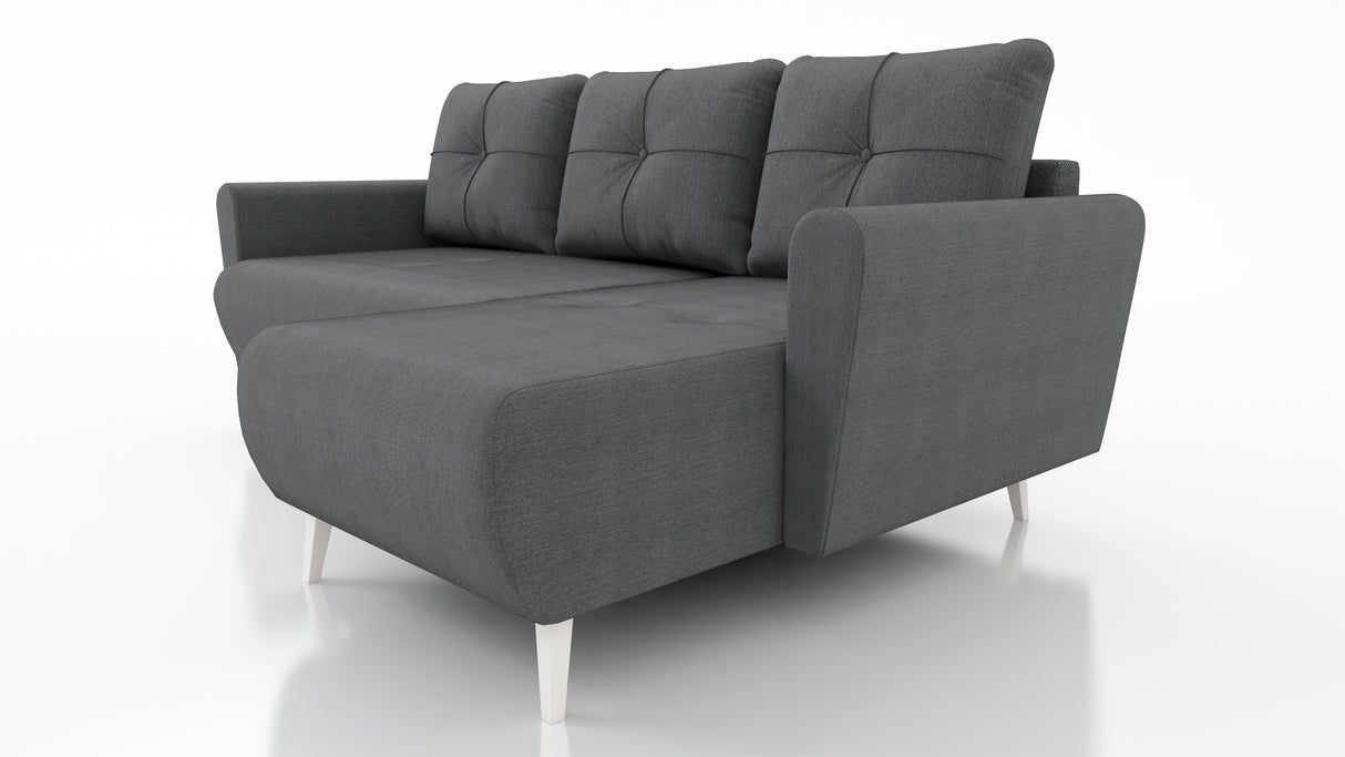 CORNER SOFA BED MONE UNIVERSAL 228cm INARI 96 EASY CLEAN FABRIC / BONELL SPRINGS + FOAM - Anna Furniture