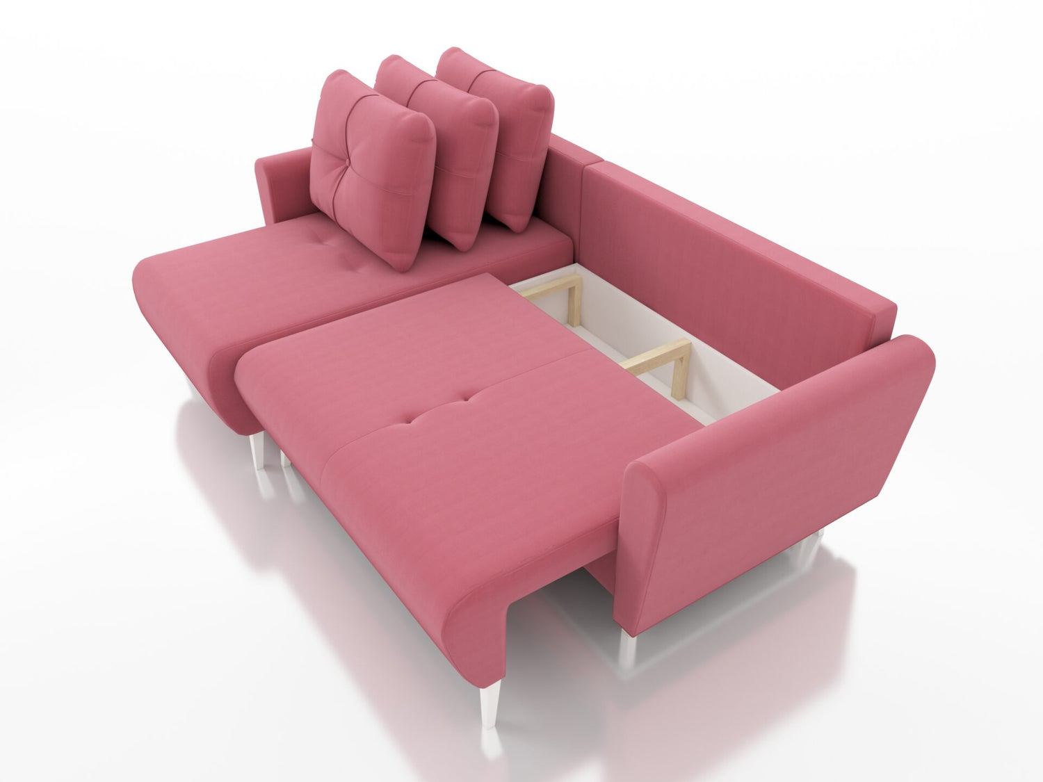 CORNER SOFA BED MONE UNIVERSAL 228cm KRONOS 05 EASY CLEAN FABRIC / BONELL SPRINGS + FOAMTHIS MODEL IS UNIVERSAL WHICH MEANS YOU CAN CHOOSE CORNER SIDE DURING ASSEMBLYSpecification:- EASY CLEAN FABRIC- free-standing furniture upholstered at the back with f