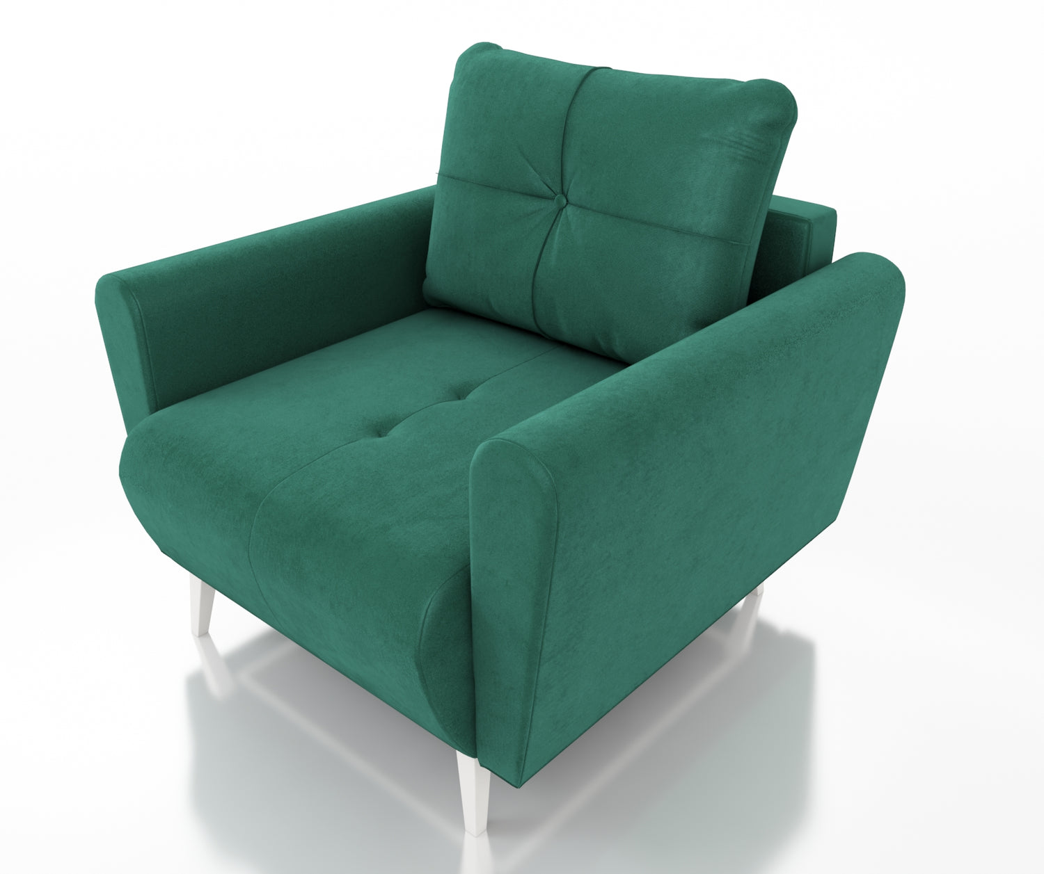 ARMCHAIR MONE EASY CLEAN FABRICChair dimensions: width 90 cm seat width 60 cm height to the seat 44 cm depth 96 cm height of the legs 13 cmSpecification: stain resistant fabric free-standing furniture upholstered in fabric at the back 3-chamber pillow wit