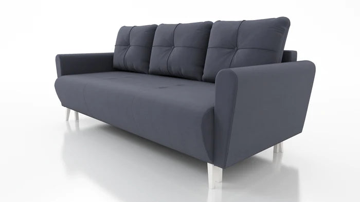 SOFA BED MONE 221CM KRONOS 22 EASY CLEAN FABRIC / BONELL SPRINGS + FOAMSofa dimensions: sleeping area 135/191 cm width 221 cm depth 96 cm height to the seat 44 cm height of the legs 13 cmSpecification: EASY CLEAN FABRIC free-standing furniture upholstered