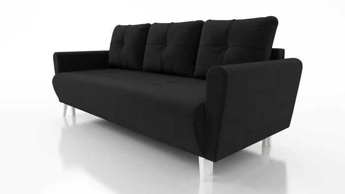 SOFA BED MONE 221CM JASMINE 100 EASY CLEAN FABRIC / BONELL SPRINGS + FOAMSofa dimensions: sleeping area 135/191 cm width 221 cm depth 96 cm height to the seat 44 cm height of the legs 13 cmSpecification: EASY CLEAN FABRIC free-standing furniture upholster