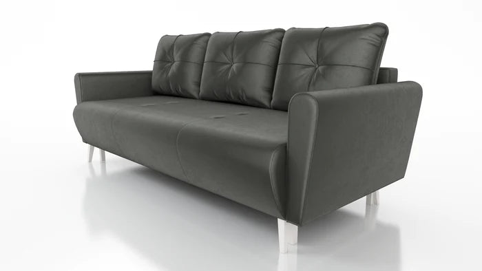 SOFA ROZKŁADANA MONE 221CM MONOLITH 92 TKANINA EASY CLEAN / SPRĘŻYNY BONELL + PIANKA