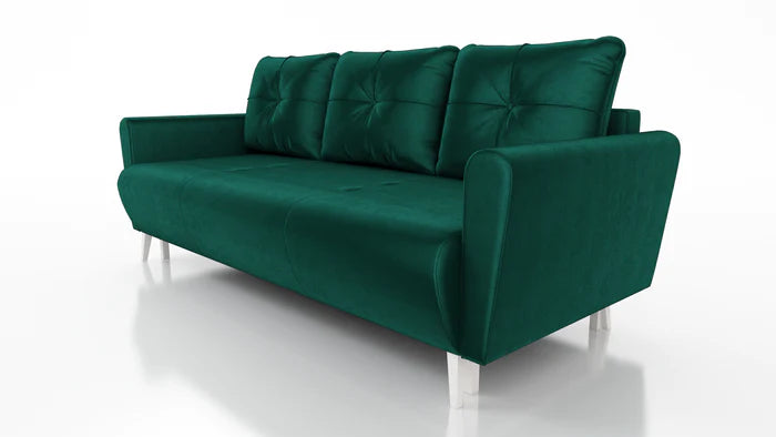 SOFA BED MONE 221CM MONOLITH 37EASY CLEAN FABRIC / BONELL SPRINGS + FO ...