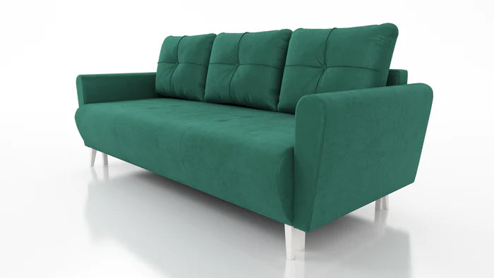 SOFA BED MONE 221CM KRONOS 19 EASY CLEAN FABRIC / BONELL SPRINGS + FOAMSofa dimensions: sleeping area 135/191 cm width 221 cm depth 96 cm height to the seat 44 cm height of the legs 13 cmSpecification: EASY CLEAN FABRIC free-standing furniture upholstered