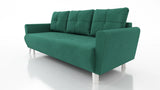 SOFA BED MONE 221CM KRONOS 19 EASY CLEAN FABRIC / BONELL SPRINGS + FOAMSofa dimensions: sleeping area 135/191 cm width 221 cm depth 96 cm height to the seat 44 cm height of the legs 13 cmSpecification: EASY CLEAN FABRIC free-standing furniture upholstered