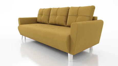 SOFA BED MONE 221CM KRONOS 01 EASY CLEAN FABRIC / BONELL SPRINGS + FOAMSofa dimensions: sleeping area 135/191 cm width 221 cm depth 96 cm height to the seat 44 cm height of the legs 13 cmSpecification: EASY CLEAN FABRIC free-standing furniture upholstered