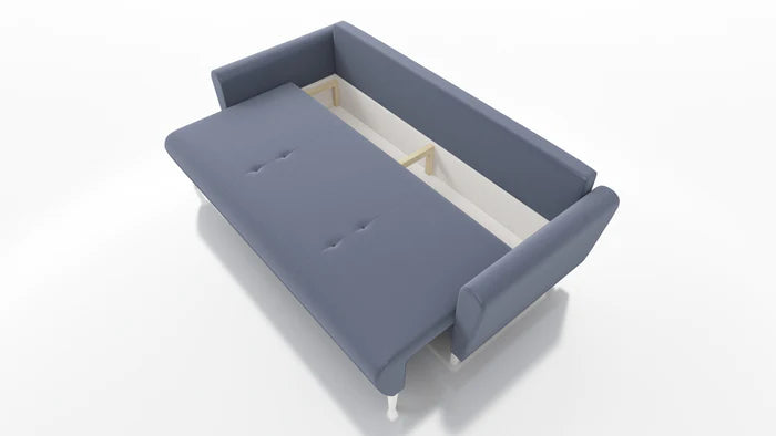 SOFA BED MONE 221CM MONOLITH 92 EASY CLEAN FABRIC / BONELL SPRINGS + FOAMSofa dimensions: sleeping area 135/191 cm width 221 cm depth 96 cm height to the seat 44 cm height of the legs 13 cmSpecification: EASY CLEAN FABRIC free-standing furniture upholster