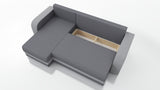 CORNER SOFA BED HAWO 242cm universal RIGHT/LEFT CORNER / FOAM + SPINGS