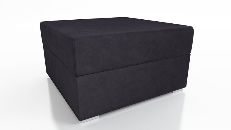 CORNER SOFA BED FINO 228CM + MATCHING STOOL / SPRINGS + FOAM