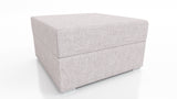 CORNER SOFA BED FINO 228CM + MATCHING STOOL / SPRINGS + FOAM