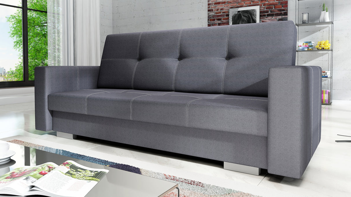 SOFA Z FUNKCJĄ SPANIA ALEXIA 220 CM / SPRĘŻYNY + PIANKA