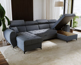 UNIVERSAL CORNER MONTE U 332CM / SPRINGS + FOAM - Anna Furniture