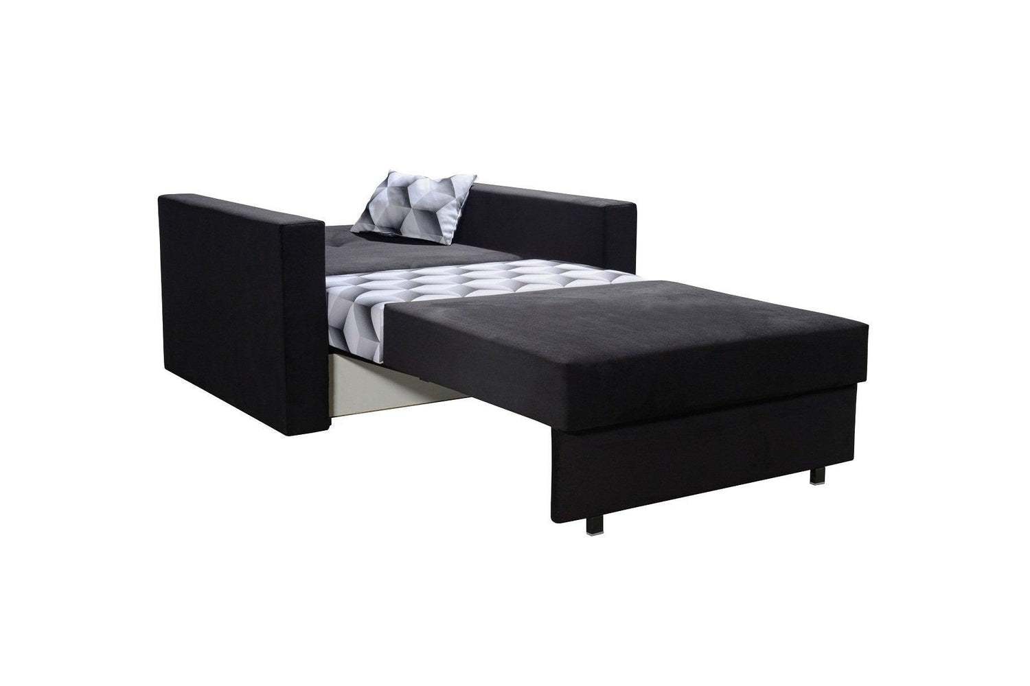 SINGLE SOFA BED SMART I 108CM CHOICE OF COLOR / FOAMDimensions :- width 108 cm- height 85 cm- depth 95 cm- area sleeping 80/195 cm(no possibility to change dimensions) +/- 3The sofa is made of a wooden frame, the sleeping surface is made of PUR T30 / 42 f