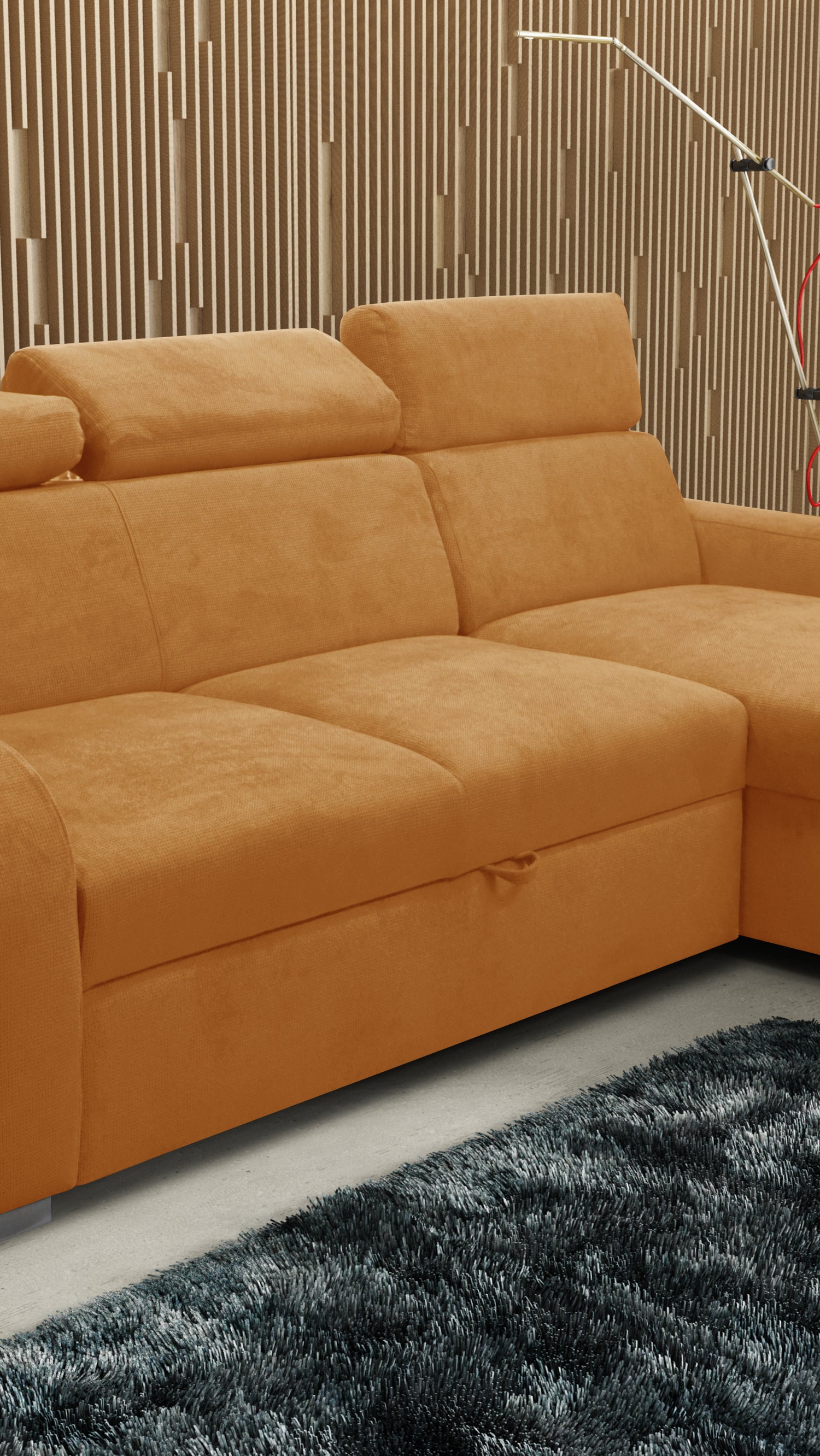 UNIVERSAL CORNER SOFA BED ASTEE 235CM EASY CLEAN FABRIC ADJUSTABLE HEADREST CHOICE OF COLORS / SPRINGS + FOAMTHIS MODEL IS UNIVERSAL WHICH MEANS YOU CAN CHOOSE CORNER SIDE DURING ASSEMBLYASTI 1 ecru ASTI 2 beige ASTI 3 cold beige ASTI 4 toffee ASTI 5 milk