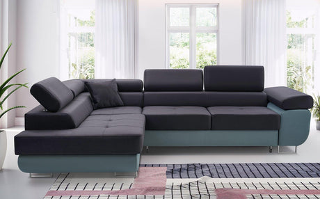 ASH II 273CM MONOLITH 79-76 WATER RESISTANT / SPRINGS + FOAMWavy springs + foam Large sleeping areaMADE IN WATER RESISTANT MONOLITH FABRICCLICK HERE TO VIEW ALL COLORS Dimensions W: 273cm D:203cm H: 90cm Sleeping area: 195x123cmAnna Furniture