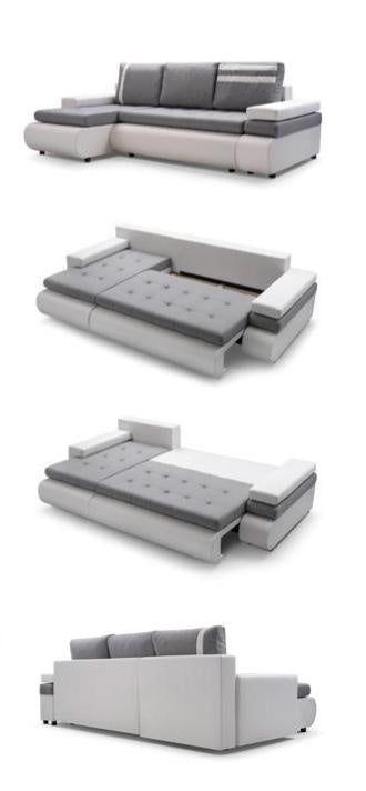 CORNER SOFA BED MAX 241CM / SPRINGS + FOAMSEAT AND CUSHIONS MADE IN LUX FABRIC CLICK HERE BOTTOM AND SIDES MADE OF FAUX LEATHER SOFT CLICK HERECORNER SOFA BED MAXIWAVY SPRINGSFOAM T30SLEEPING FUNCTIONDIMENSTIONS:WIDTH: 241CMDEPTH: 152CMHEIGHT: 85CMAnna Fu